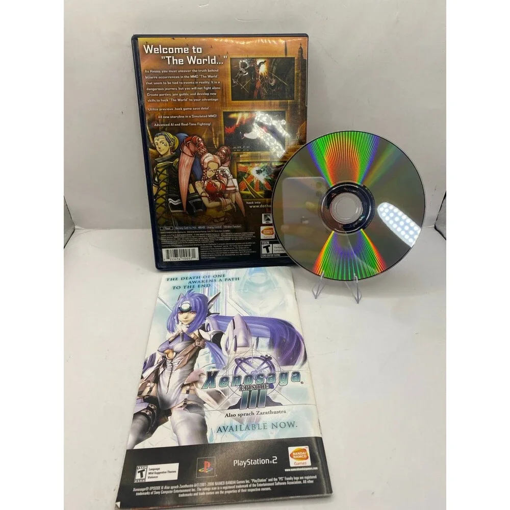 .hack G.U.: Vol. 1: Rebirth Sony PlayStation 2 2006 CIB Tested dot Hack minty